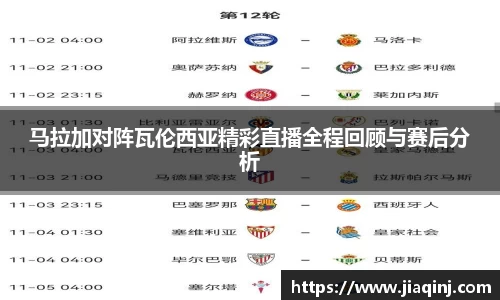 马拉加对阵瓦伦西亚精彩直播全程回顾与赛后分析